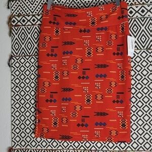 NWT LuLaRoe Tribal Color Skirt